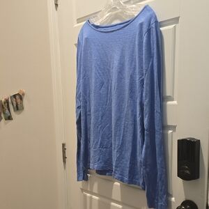 J. Crew Blue Long Sleeve Tee